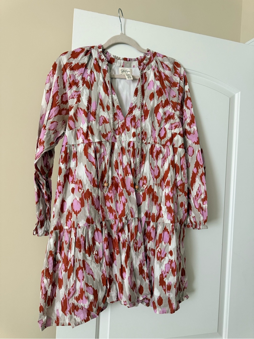 Jessica Simpson Pink Pattern Dress